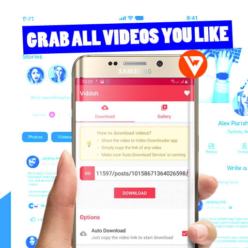 Viddoh - Video Downloader for Facebook, Instagram and TikTok